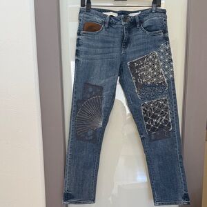 Pilcro Hyphen Mid-Rise Boyfriend Jeans - Size 28
